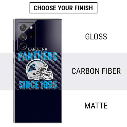 NFL Carolina Panthers Helmet Galaxy Note20 Ultra 5G Skin