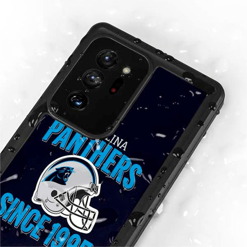 NFL Carolina Panthers Helmet Galaxy Note20 Ultra 5G Waterproof Case