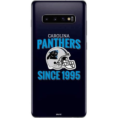 NFL Carolina Panthers Helmet Galaxy S10 Plus Skin