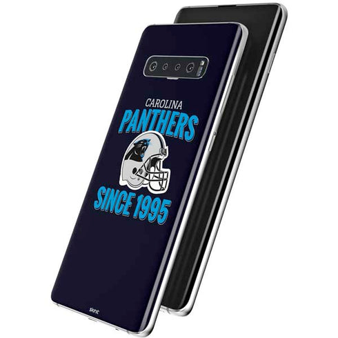 NFL Carolina Panthers Helmet Galaxy S10 Plus Skin