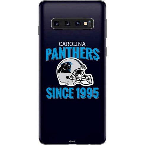 NFL Carolina Panthers Helmet Galaxy S10 Skin