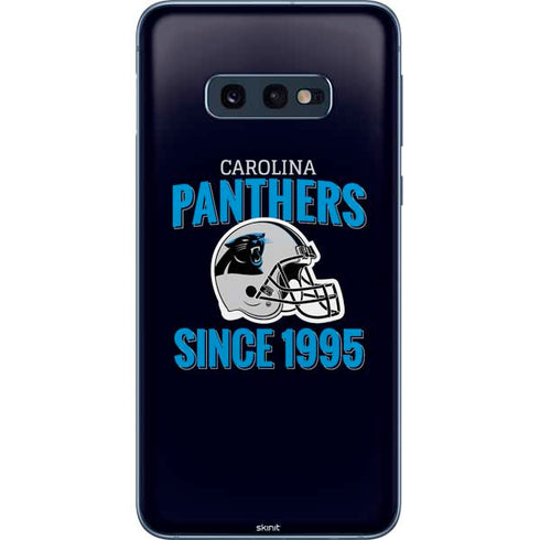 NFL Carolina Panthers Helmet Galaxy S10e Skin