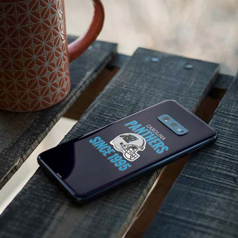 NFL Carolina Panthers Helmet Galaxy S10e Skin