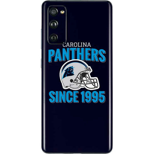 NFL Carolina Panthers Helmet Galaxy S20 Fan Edition Skin