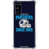 NFL Carolina Panthers Helmet Galaxy S20 FE Clear Case