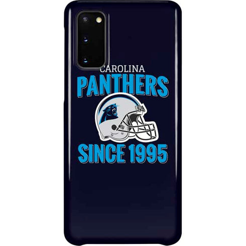 NFL Carolina Panthers Helmet Galaxy S20 Lite Case