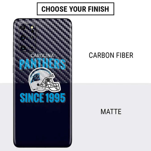 NFL Carolina Panthers Helmet Galaxy S20 Plus Skin