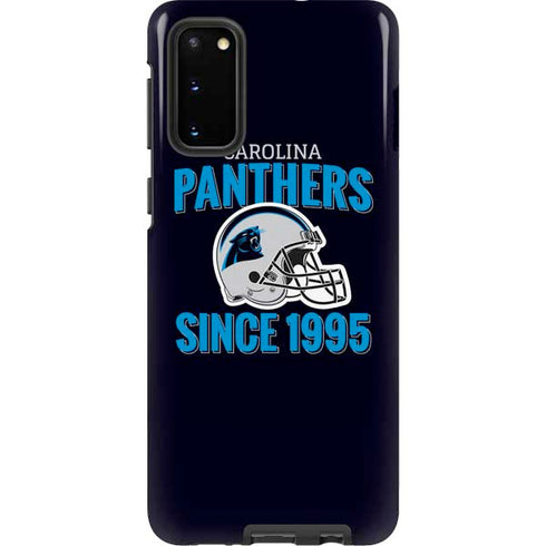 NFL Carolina Panthers Helmet Galaxy S20 Pro Case