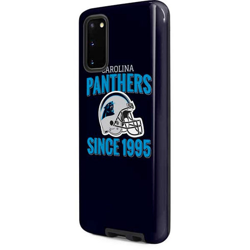NFL Carolina Panthers Helmet Galaxy S20 Pro Case