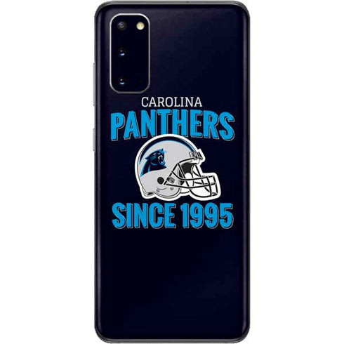 NFL Carolina Panthers Helmet Galaxy S20 Skin