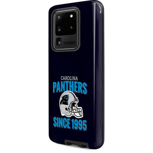 NFL Carolina Panthers Helmet Galaxy S20 Ultra 5G Pro Case