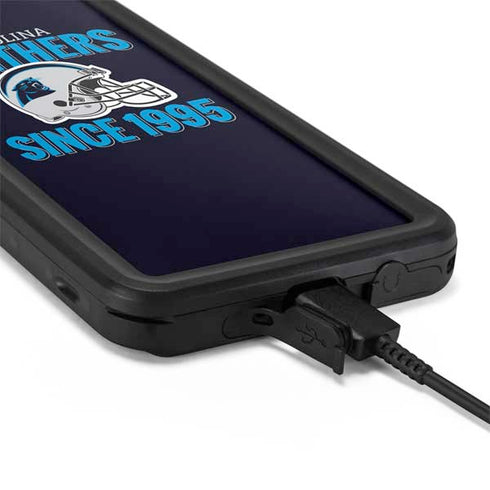 NFL Carolina Panthers Helmet Galaxy S20 Waterproof Case