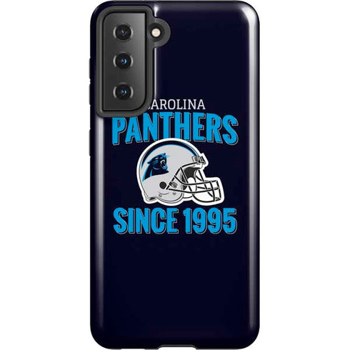 NFL Carolina Panthers Helmet Galaxy S21 5G Pro Case