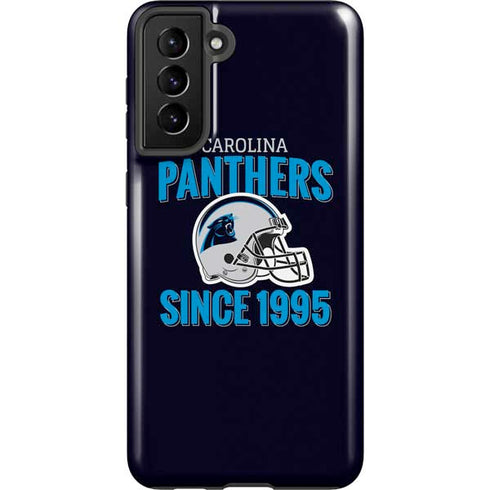 NFL Carolina Panthers Helmet Galaxy S21 Plus 5G Pro Case