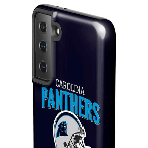 NFL Carolina Panthers Helmet Galaxy S21 Plus 5G Pro Case