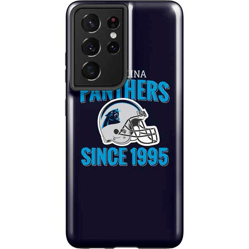 NFL Carolina Panthers Helmet Galaxy S21 Ultra 5G Pro Case