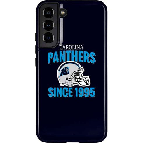 NFL Carolina Panthers Helmet Galaxy S22 Plus Pro Case