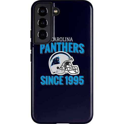NFL Carolina Panthers Helmet Galaxy S22 Pro Case