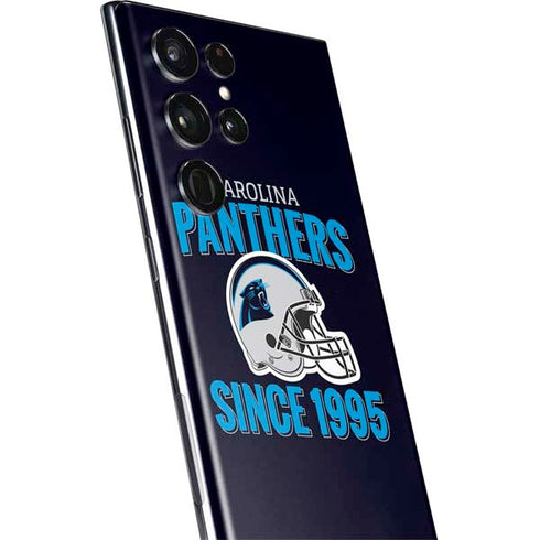 NFL Carolina Panthers Helmet Galaxy S22 Ultra Skin