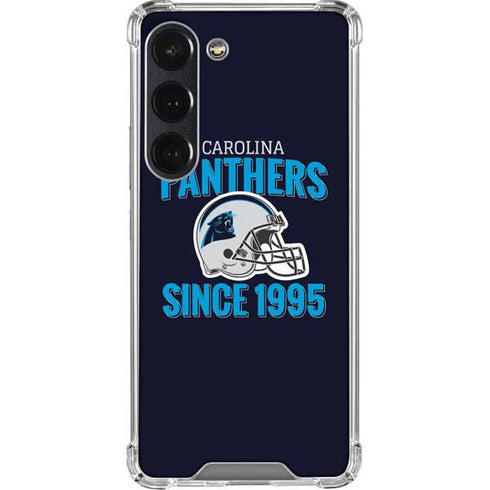 NFL Carolina Panthers Helmet Galaxy S23 Clear Case