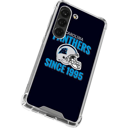 NFL Carolina Panthers Helmet Galaxy S23 Clear Case