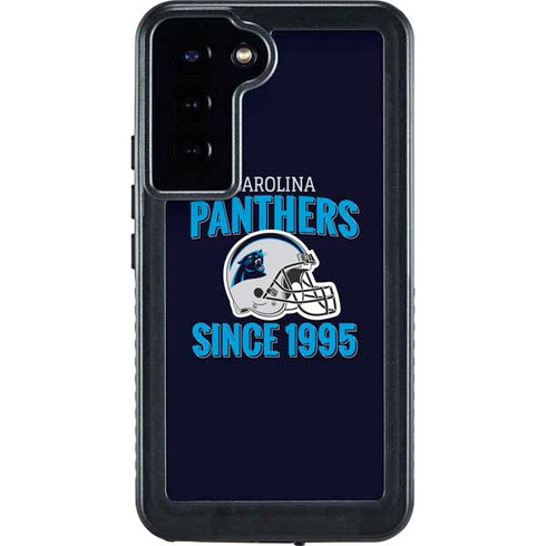 NFL Carolina Panthers Helmet Galaxy S23 Plus Waterproof Case