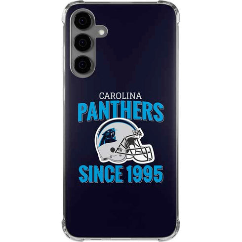 NFL Carolina Panthers Helmet Galaxy S24 Plus Clear Case