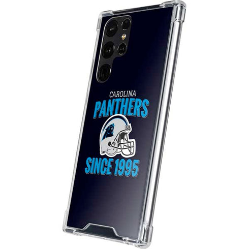NFL Carolina Panthers Helmet Galaxy S24 Ultra Clear Case