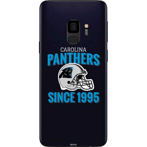 NFL Carolina Panthers Helmet Galaxy S9 Skin