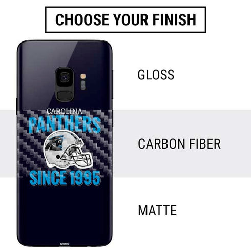 NFL Carolina Panthers Helmet Galaxy S9 Skin