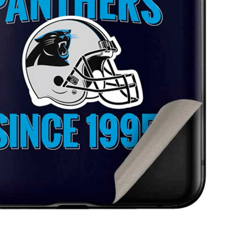 NFL Carolina Panthers Helmet Galaxy Z Flip Skin