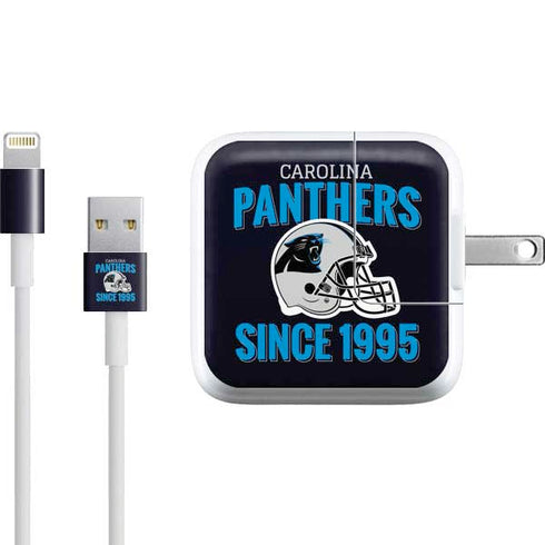 NFL Carolina Panthers Helmet iPad Charger (10W USB) Skin