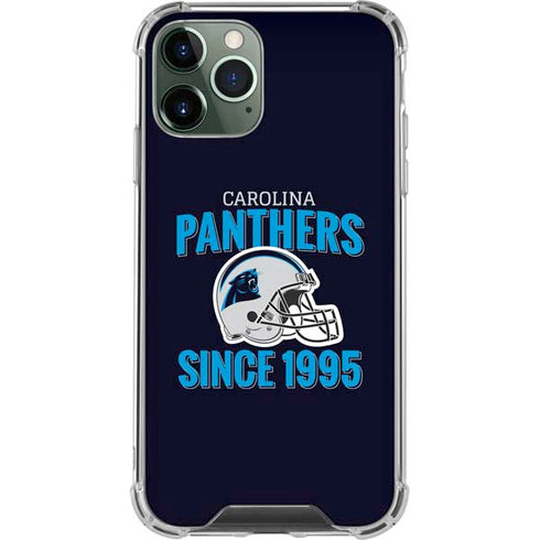 NFL Carolina Panthers Helmet iPhone 11 Pro Max Clear Case