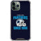 NFL Carolina Panthers Helmet iPhone 11 Pro Max Clear Case