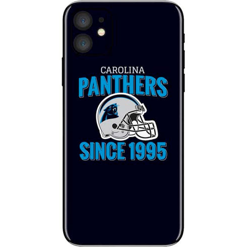 NFL Carolina Panthers Helmet iPhone 11 Skin