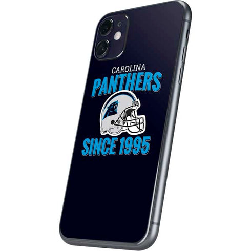 NFL Carolina Panthers Helmet iPhone 11 Skin