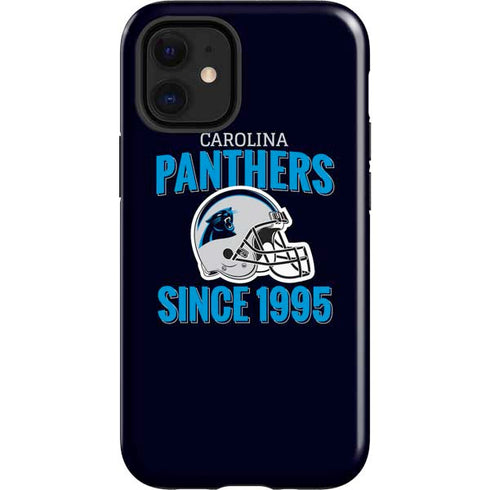 NFL Carolina Panthers Helmet iPhone 12 Mini Impact Case