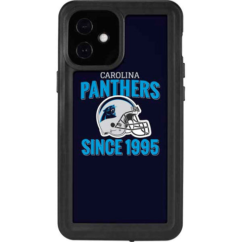 NFL Carolina Panthers Helmet iPhone 12 Mini Waterproof Case