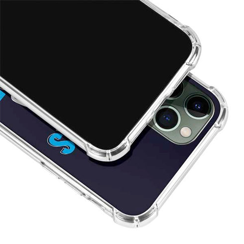 NFL Carolina Panthers Helmet iPhone 12 Pro Max Clear Case