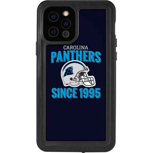 NFL Carolina Panthers Helmet iPhone 12 Pro Waterproof Case