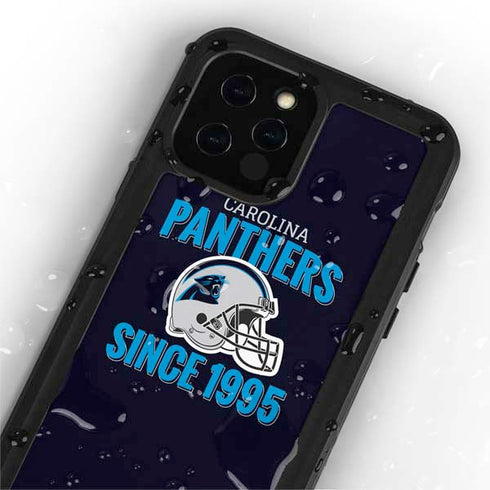 NFL Carolina Panthers Helmet iPhone 12 Pro Waterproof Case