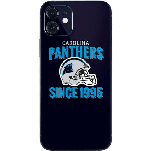 NFL Carolina Panthers Helmet iPhone 12 Skin