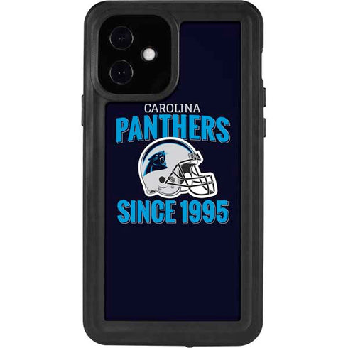 NFL Carolina Panthers Helmet iPhone 12 Waterproof Case