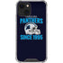 NFL Carolina Panthers Helmet iPhone 13 Mini Clear Case
