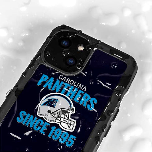 NFL Carolina Panthers Helmet iPhone 13 Mini Waterproof Case