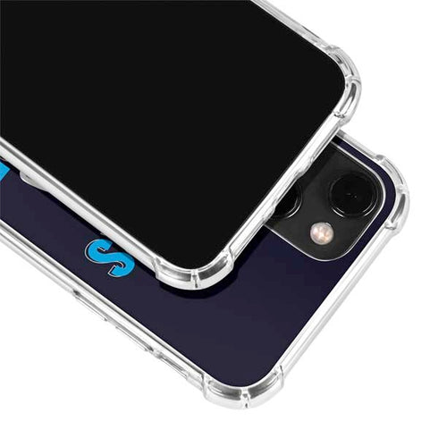 NFL Carolina Panthers Helmet iPhone 14 Clear Case