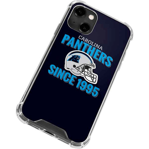 NFL Carolina Panthers Helmet iPhone 14 Clear Case