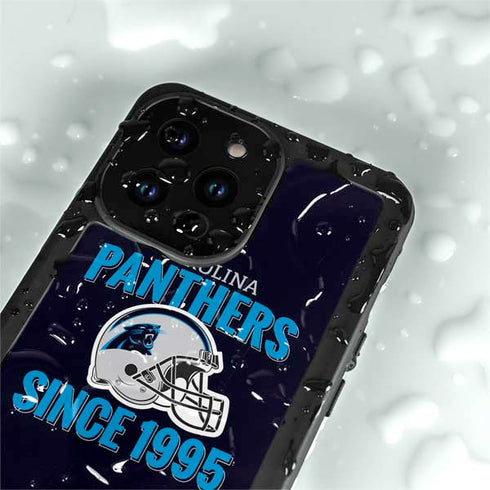 NFL Carolina Panthers Helmet iPhone 14 Pro Max Waterproof Case
