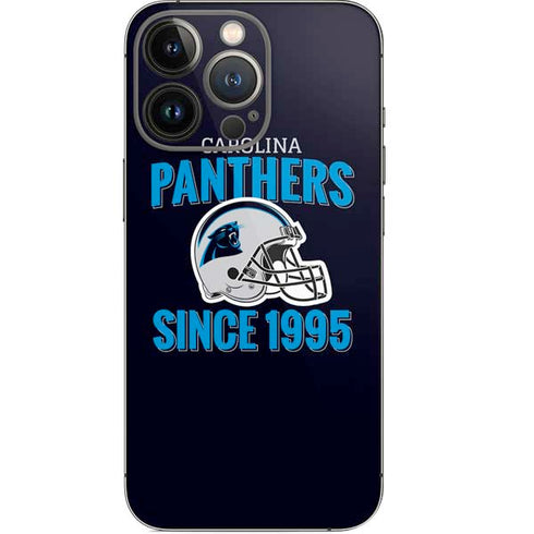 NFL Carolina Panthers Helmet iPhone 14 Pro Skin
