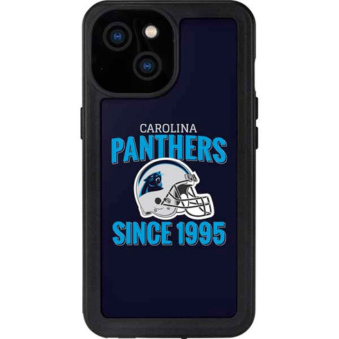 NFL Carolina Panthers Helmet iPhone 15 Waterproof Case
